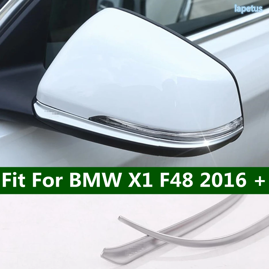 

Car Rearview Mirror Strips Cover Trim Decorat Frame Moulding Accessories For BMW X1 F48 2016 - 2021 Matte Exterior Accessories