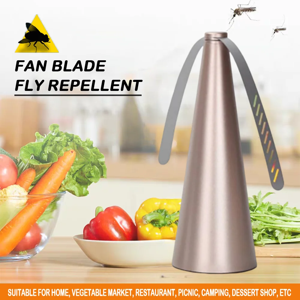 

Fly Fan USB Insect Fly Repellent Fan Outdoor Camping Household Portable Table Fan Blade Summer Picnic Barbecue Cookhouse Kitchen