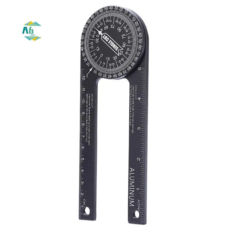 

A60F-360 Degree Horizontal Protractor DIY Angle Ruler Positioning Angle Measuring Instrument
