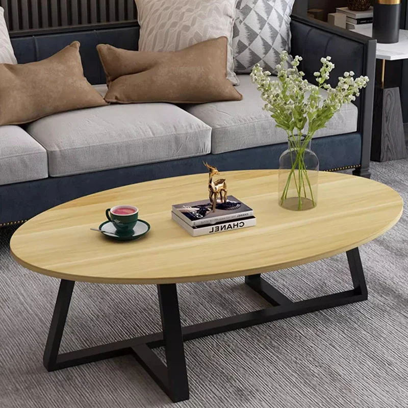 Unique PatioWood Tea Coffe Table Side Round Desk Minimalist Coffee Tables White Mesa Lateral Para Sala Living Room Furnitures