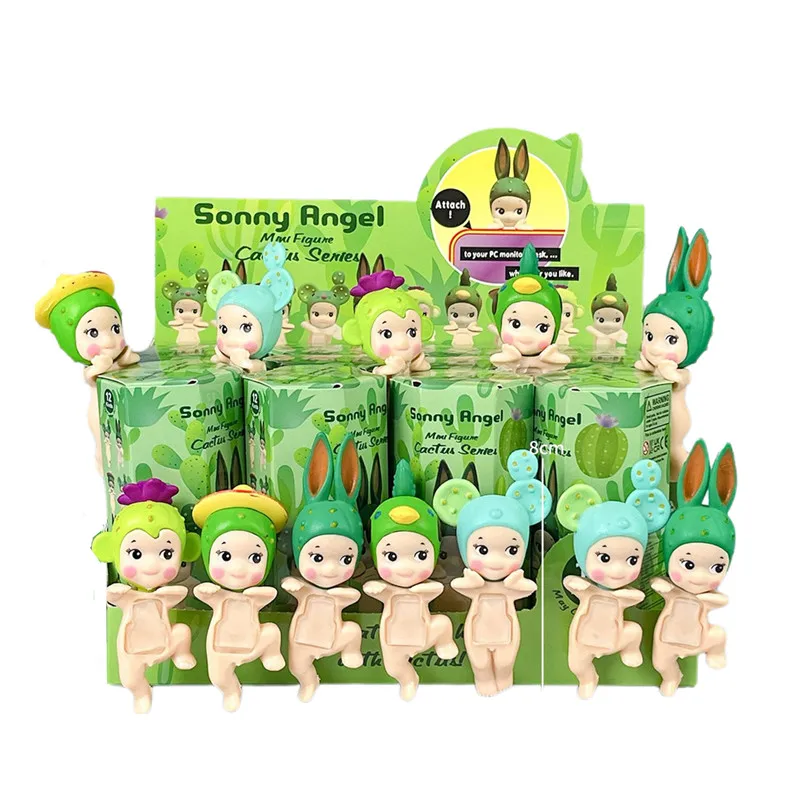Novo sonny anjo mini fighe cactus série misteriosa surpresa caixa cega maré jogar brinquedo boneca sorte mascote feito à mão presente de natal