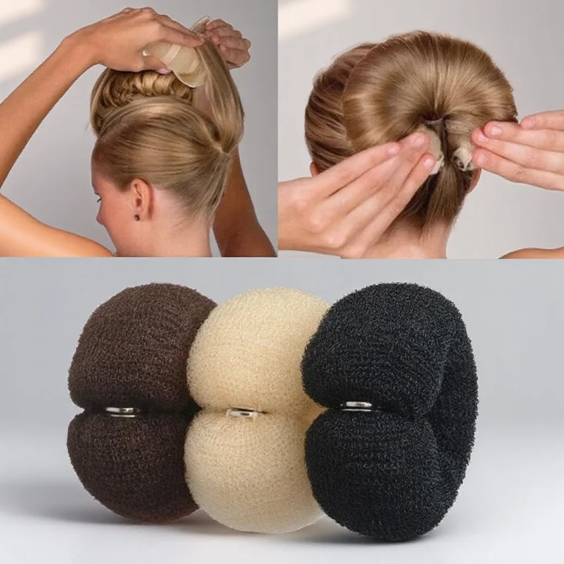 

Magic Hair Donut Sponge Fashion Big Ring Curly Hair Styler for Women Sweet Hairstyle Accessories Hairdressing Tools