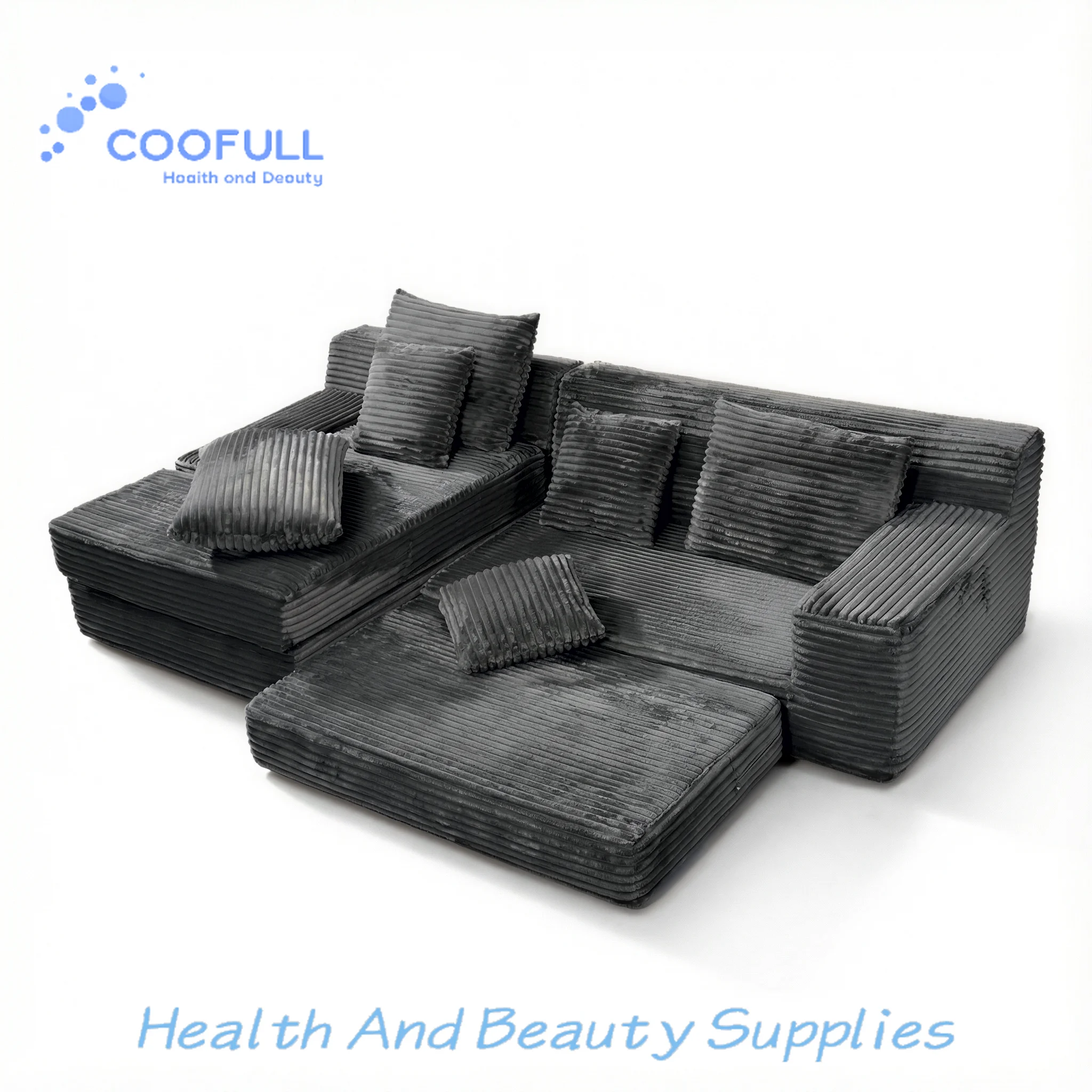 Coofull Vacuum Compressed Sponge Filled Sofa OEM ODM Customized Color Size Fabric Bespoke Factory Couch Wholesale  Manufacturer