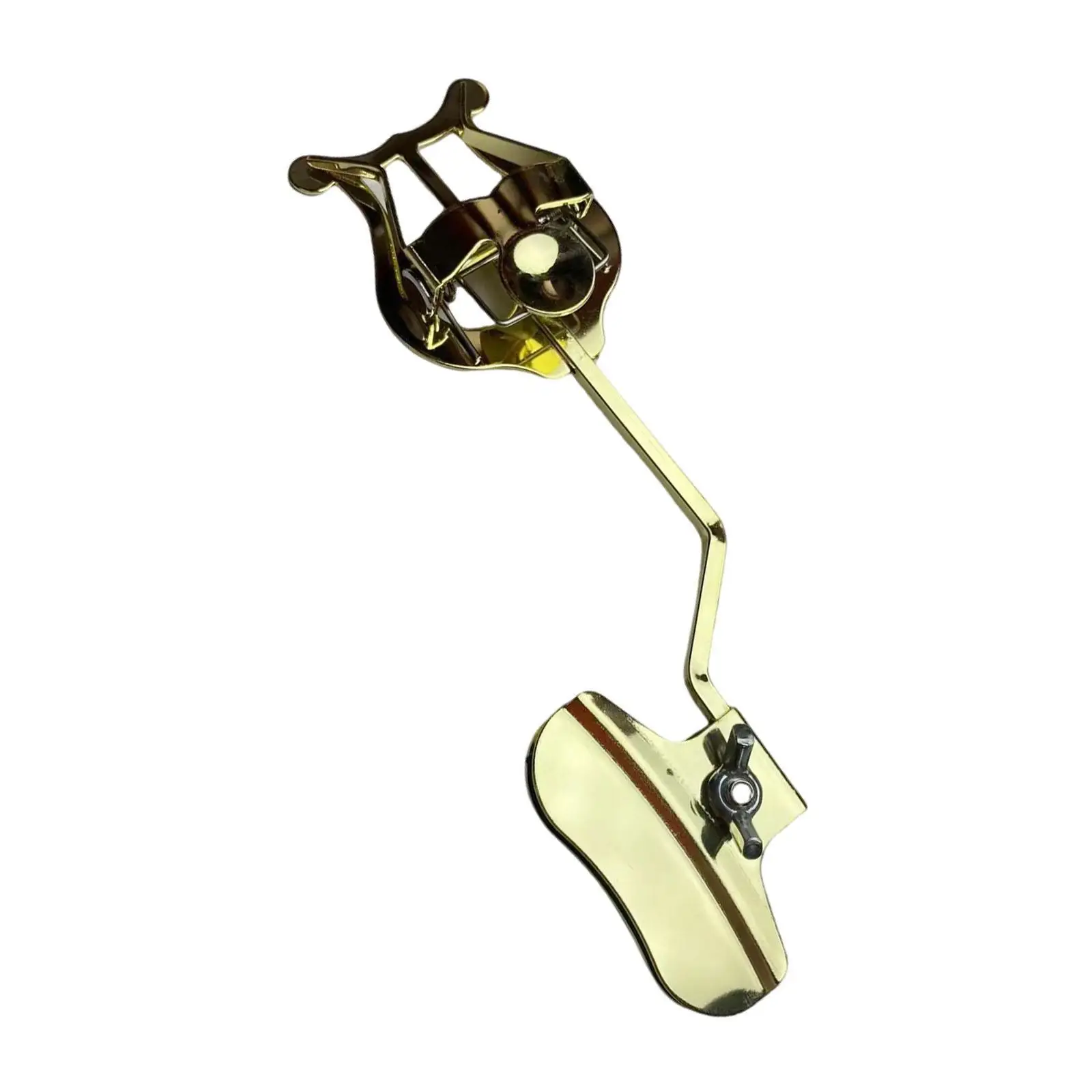 Trombone Lyre Sheet Music Holder Wind Instrument Trumpet Sheet Music Stand Portable Trumpet Marching Lyre for Performance Stage