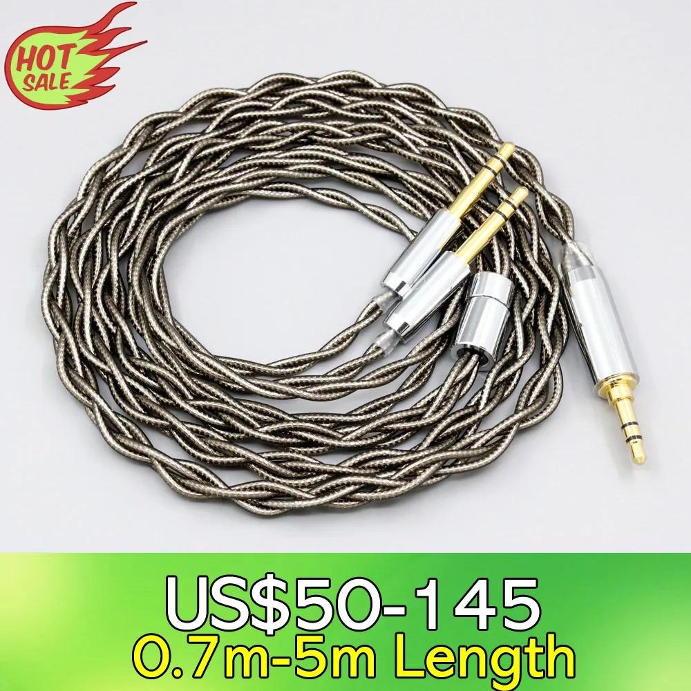 

LN008200 99% Pure Silver Palladium + Graphene Gold Earphone Shielding Cable For Final Audio D8000 AFDS pro Design Pandora Hope