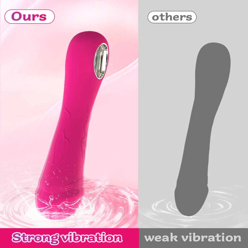 G Spot Vibrator for Women Vagina Clitoris Massarger Clit Stimulator Soft Silicone Female Masturbator Adult Sex Toys for Woman