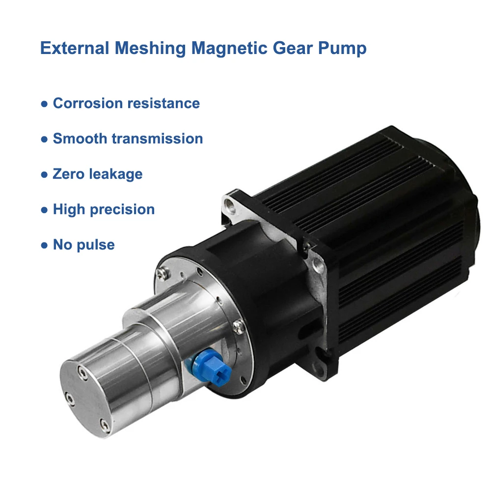 12v High Temperature Dc Oil Fuel Transfer Pump Brushless High Pressure Micro Mini Gear Metering Pump