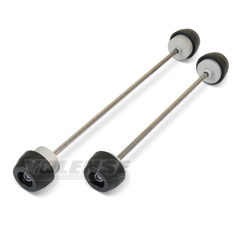 Motorcycle Accessory Front & Rear Axle Fork Crash Sliders Wheel Protector For 675NK 675SS 675SR 675SR-R 675 SR SRR NK 2024-2025
