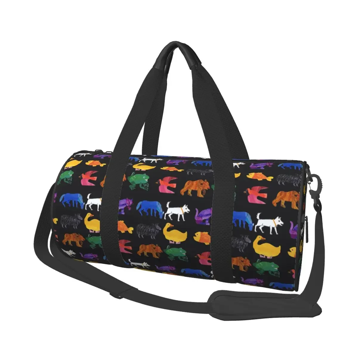 

Eric Carle Animals Large Duffle Gym Bag Multi-Functional Duffle Travel Bags Handbags Fitness bag