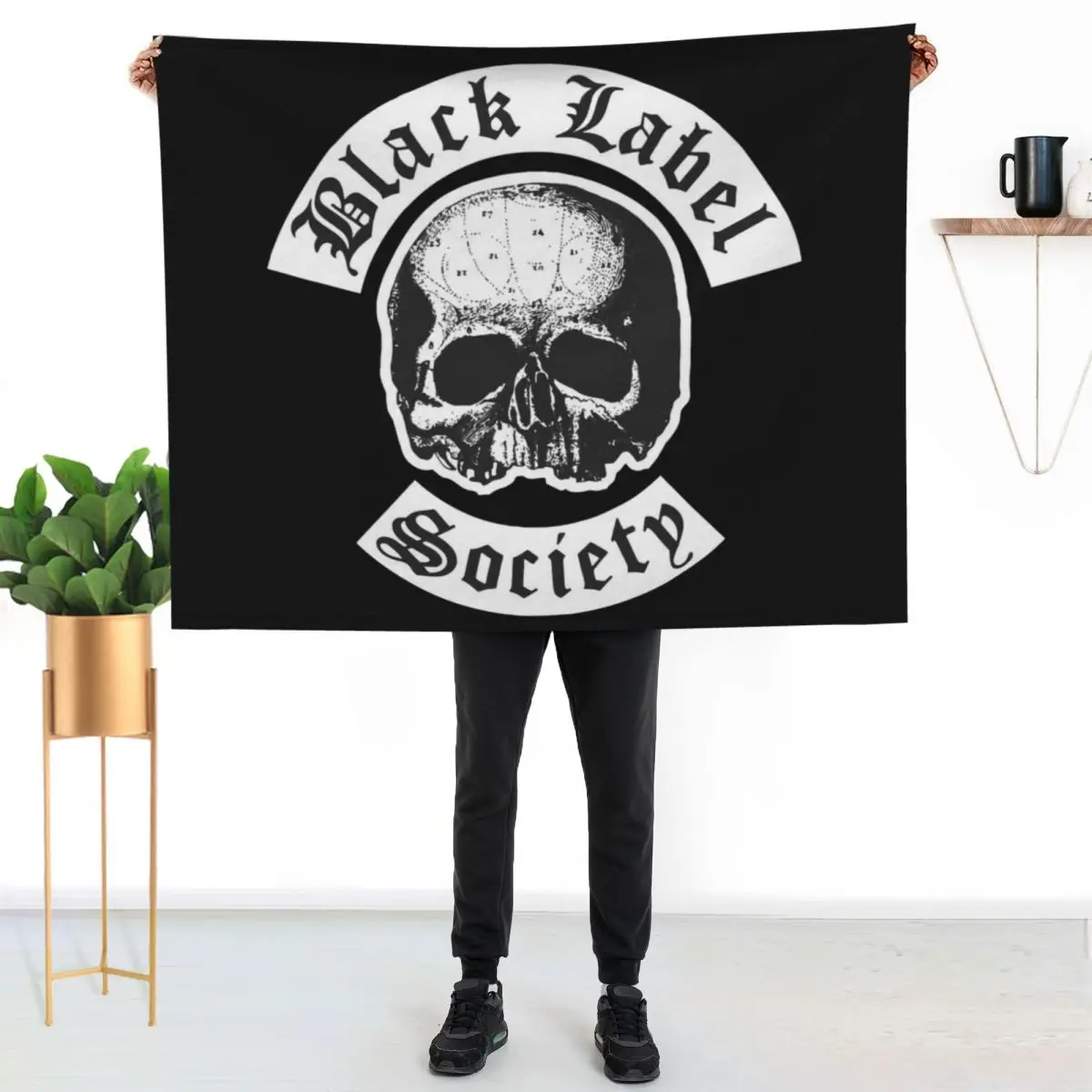 black label society Throw Blanket Blankets For Bed Moving Decorative Sofa Luxury Designer Luxury Blankets For Sofas Blankets