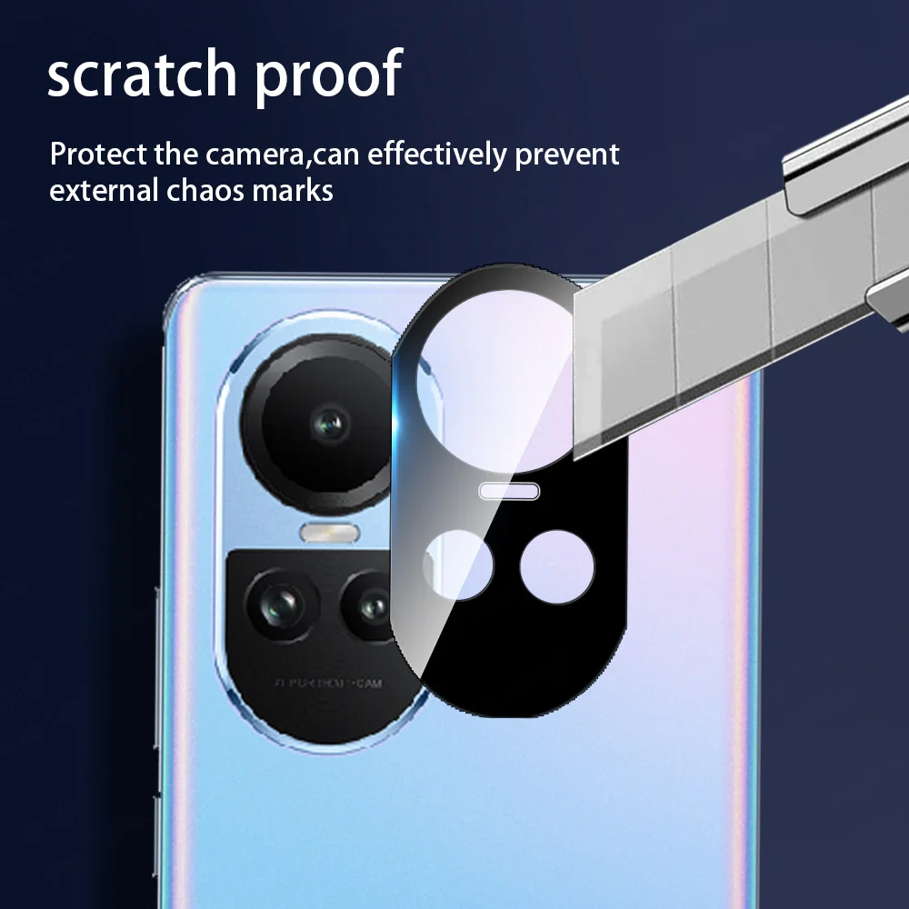 1-2Pcs 3D Curved Camera Protector Case For Oppo Reno10 Pro Reno 10 Pro+ 5G Lens Glass Cover Cap Appo Orro Reno10Pro Plus 10Pro