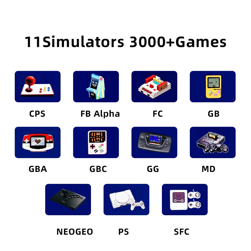 Caixa de jogos de vídeo arcada a13 10 Polegada tela joystick hd saída retro tv game console flip screen fácil realizar