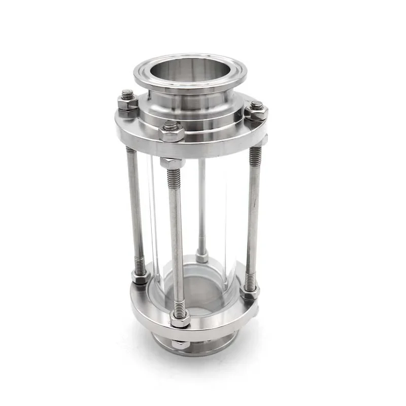 valvola-a-specchio-sanitaria-a-sgancio-rapido-da-15”-2”-25”-3”-4”-con-attacco-tri-clamp-in-acciaio-inossidabile-304-clover-flow-per-homebrewing