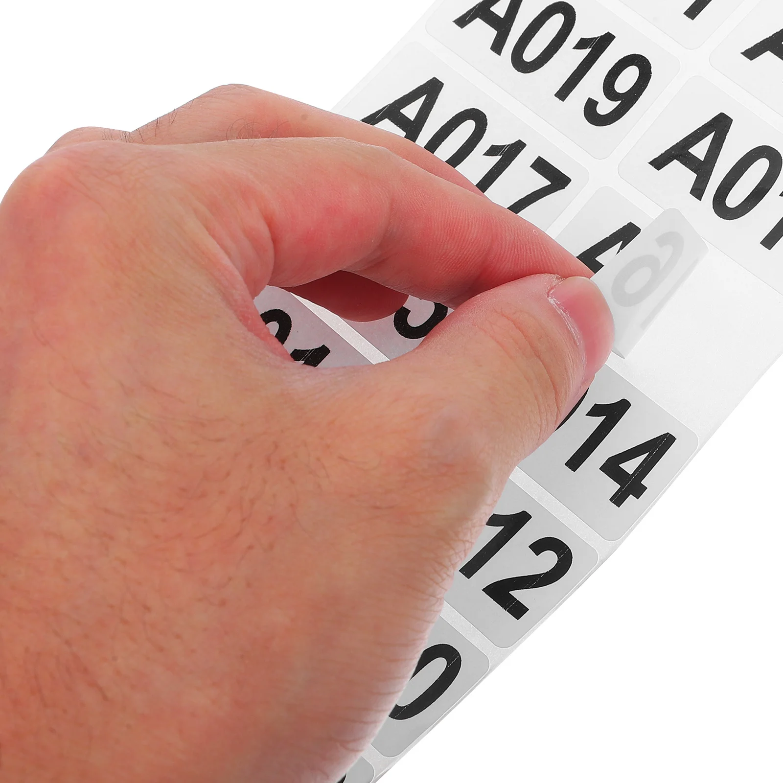 

Sequential Number Label Stickers Roll -A999 Inventory Numbered Stickers Warehouse Classification Self Adhesive Small Pack
