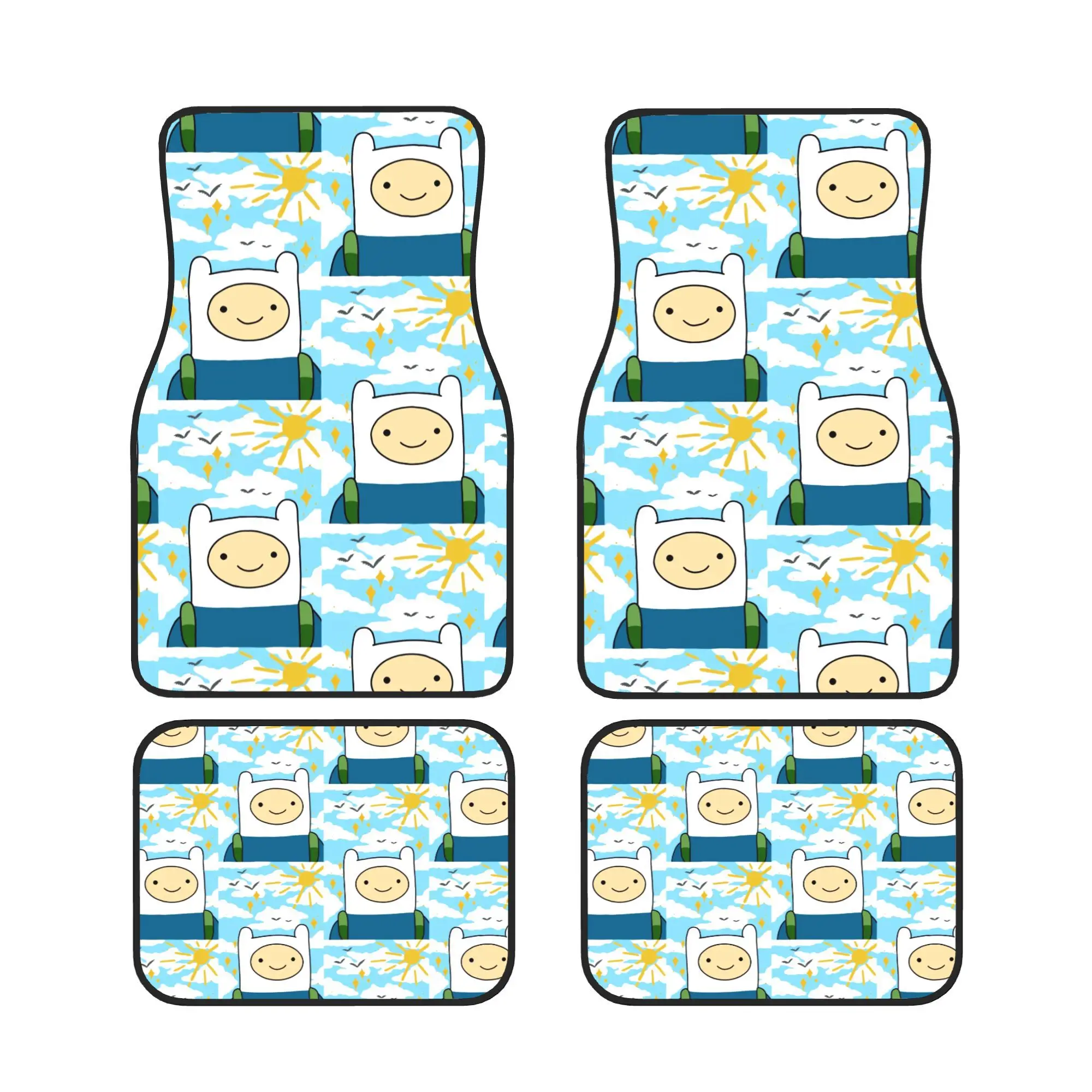 Finn The Human Four Piece Vehicle Mat Set Designed To Fit Everyday Use Scenarios Such As Commuting Grocery Trips Or Family Weeke