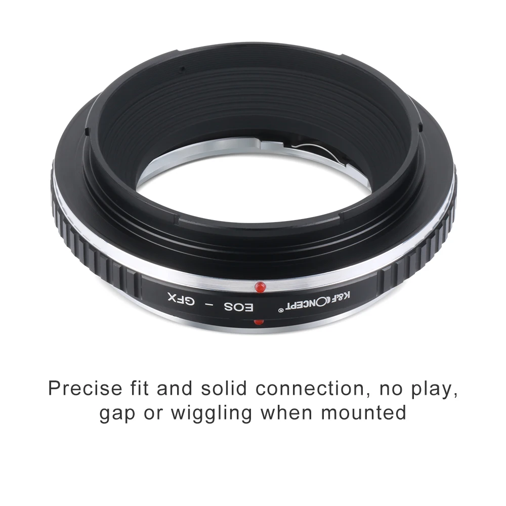 K&F Concept EOS to GFX Lens Adapter For Canon EOS EF EFS Mount Lens to Fuji GFX 50R 50S 50SII 100 100S Camera EOS-GFX