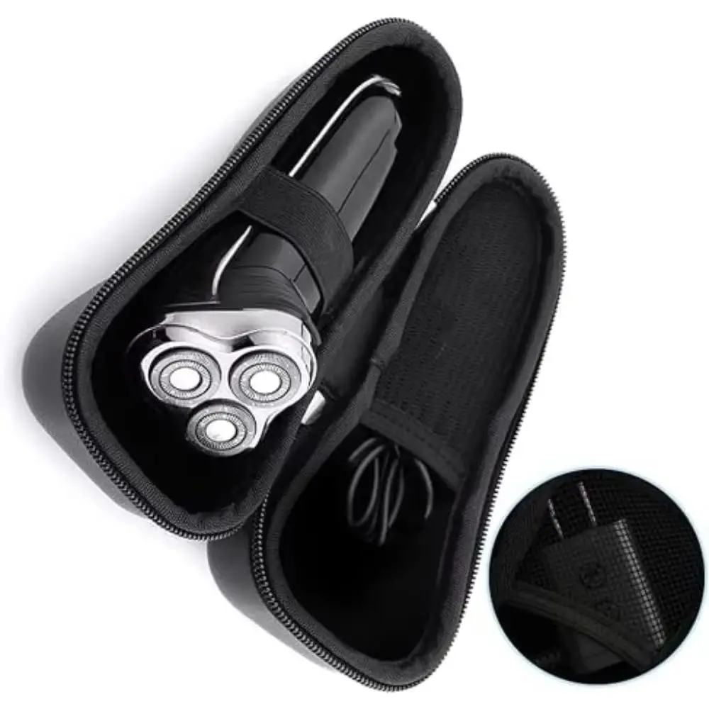 Portable Travel Razor Storage Box Hard Shell Protective Electric Shaver Case for Philips Braun Panasonic Men's Electric Shavers