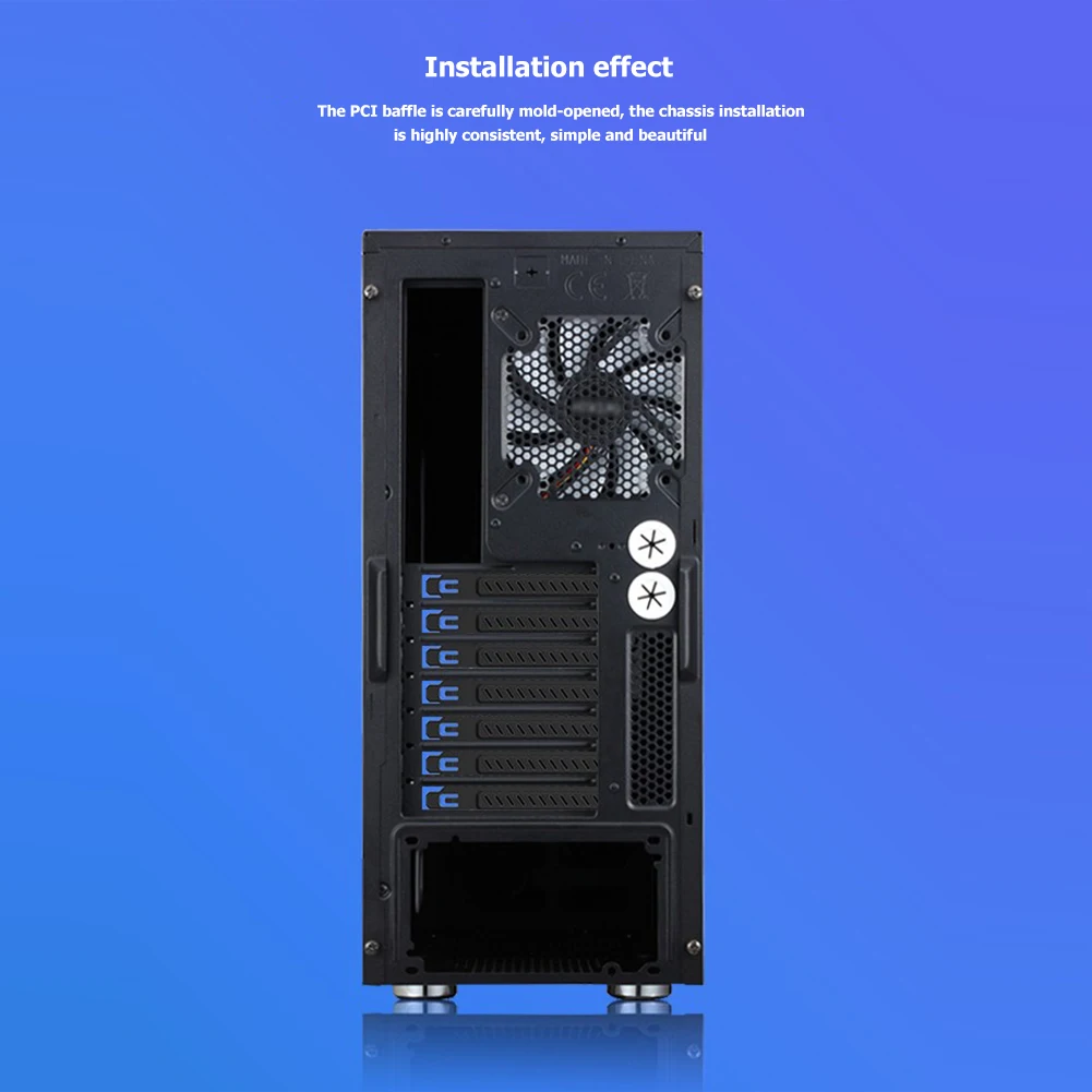 

Прочная пластина для компьютера, компьютерная проекция, теплоотвод, PCI перегородка, расширительный слот, крышка для бытовых компьютерных безопасных деталей