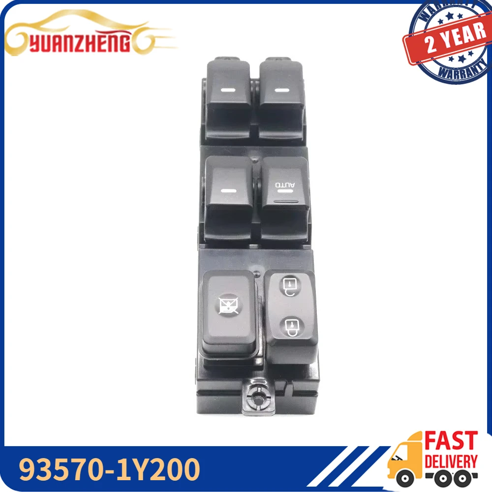 New Car Master Power Window Control Switch 935701Y200 93570 1Y200 Fits For Kia For Picanto 2011-2016 93570-1Y200