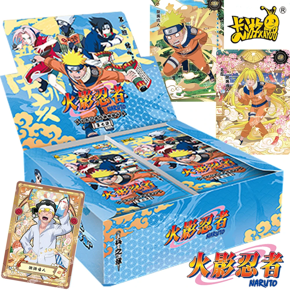 

KAYOU Genuine Naruto Card Collection for Boy Girl Anime Hatake Kakashi Uchiha Sasuke Game Battle Card Table Toy Christmas Gift