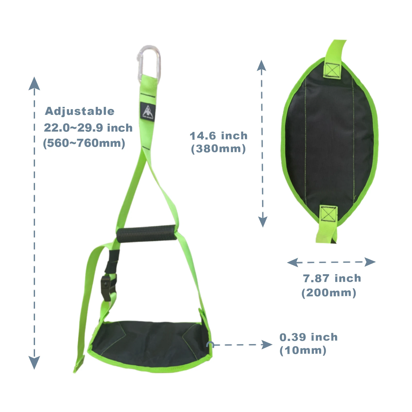 Straps for Pull Up Bar Hanging (Pair), Gym Ab Sling Straps for Arm Pull up Workout Support for Training Knee and Leg Raises