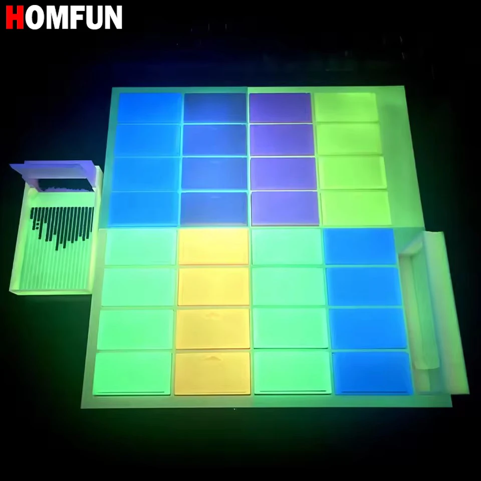 

HOMFUN New Diamond Storage And Retrieval Tool Tray Set，Diamond Painting Tray Set，5D Embroidery Accessories Tools Drill Tray