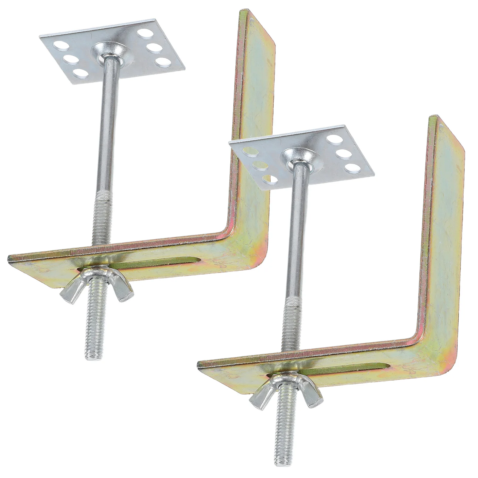 

2pcs Basin Fixing Bracket Kitchen Sink Fasteners Mount Clips Undermount Heavy Duty Brackets Support Ceramic Basins Laundry