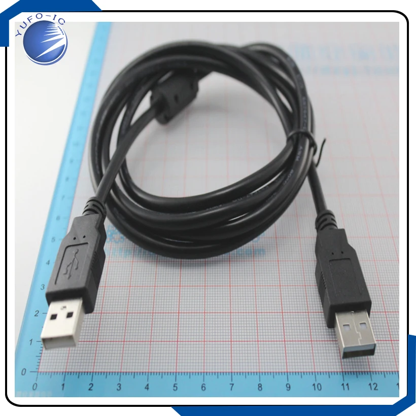 1PCS  USB cable wire male to male extension of the long cable wire of high quality USB transfer  cable wire 1.5 meter