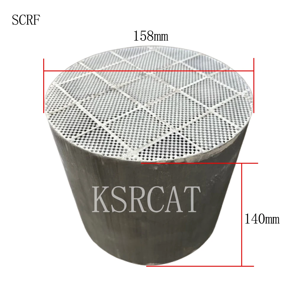 

Silicon carbide SDPF 158*140mm SCRF integrating NOx treatment and particulate matter (PM) capture functions