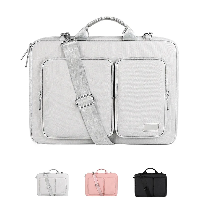 Laptop Case Briefcase W.Shoulder Strap For Macbook Air Pro M2 M3 13 15 16 Inch Xiaomi 15 Lenovo Legion Go 15.6