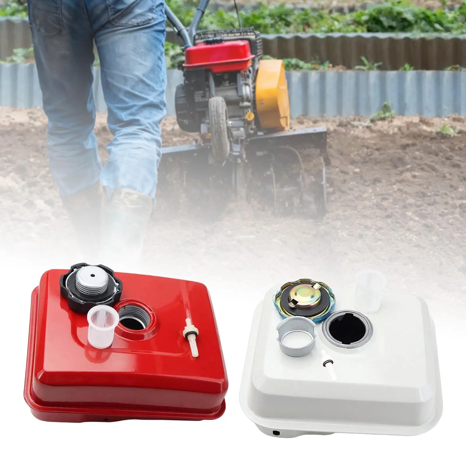 Componentes de extensão do motor do tanque de gasolina, acessórios para ferramentas elétricas de jardim, tanque de gasolina para gx160