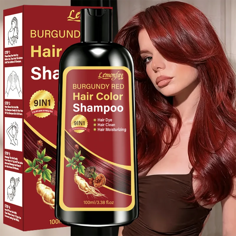 Champú Tinte Rojo Borgoña para - Hair Care Herbal reseña y precio