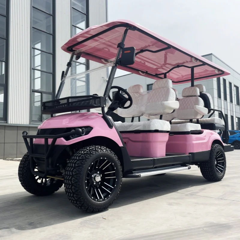 

2026 New Electric Golf Cart 72V Club Car Cheap Sale Bumper Front Basket Foot Pedal High-End Seats With Armrests Gear Adjustment