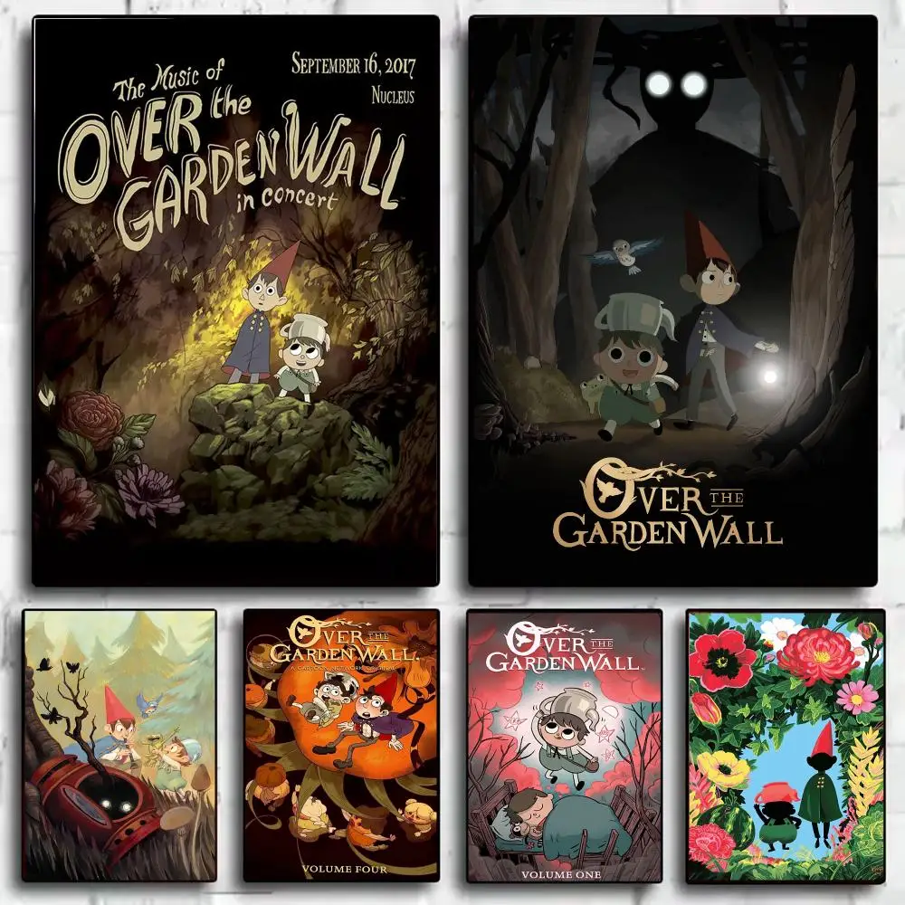 Animation O-Over the Garden Wall Poster Modern  Wall Art Aesthetic Minimalist Bedroom Decor Cafe Home Gift