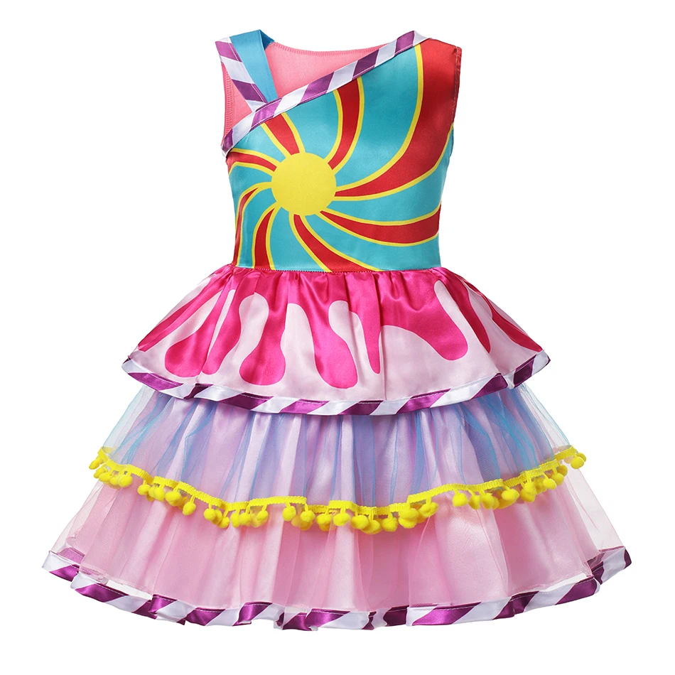 女の子のためのプリンセスドレス,女の子のためのパーティーチュチュ,プロムのドレス,女の子のためのlollipop服,pimum,2024