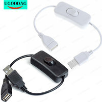 28cm USB Cable with Switch ON/OFF Cable Extension Toggle for USB Lamp USB Fan Power Supply Line Durable HOT SALE Adapter
