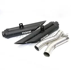 For YAMAHA R1YZF R1 2004 2005 2006 2007 2008 2009 2010 2012 2013 2014 Year Universal Dual-outlet Motorcycle Exhaust Muffler Pipe