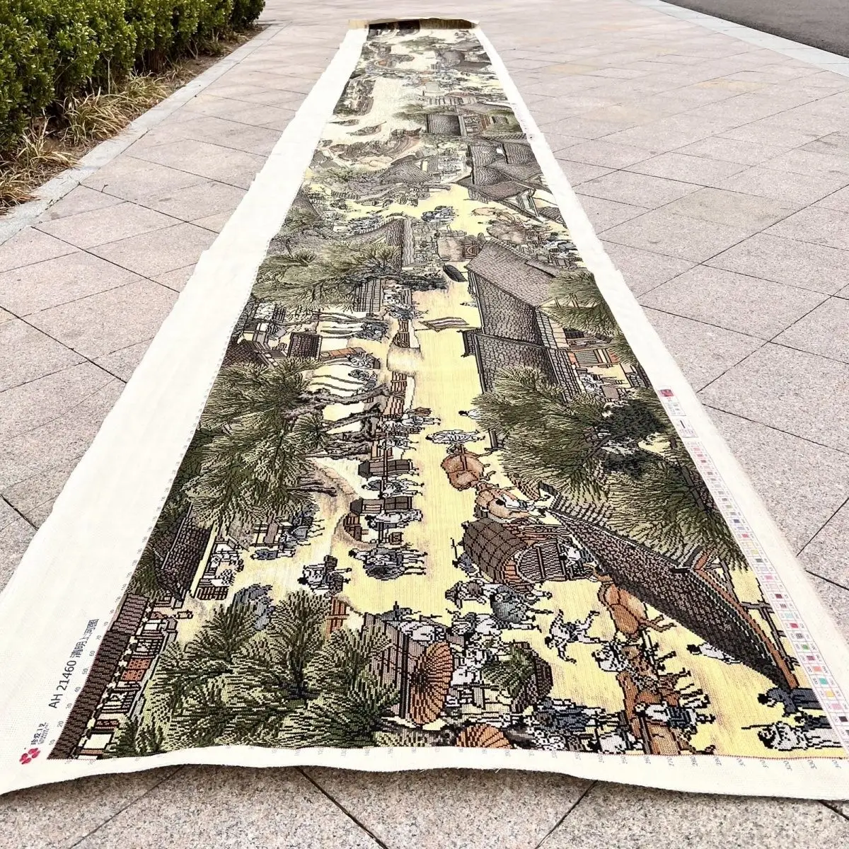 غرز متقاطعة مصنوعة يدويًا نقية، لوحات معلقة لغرفة المعيشة البانورامية، لوحات زخرفية