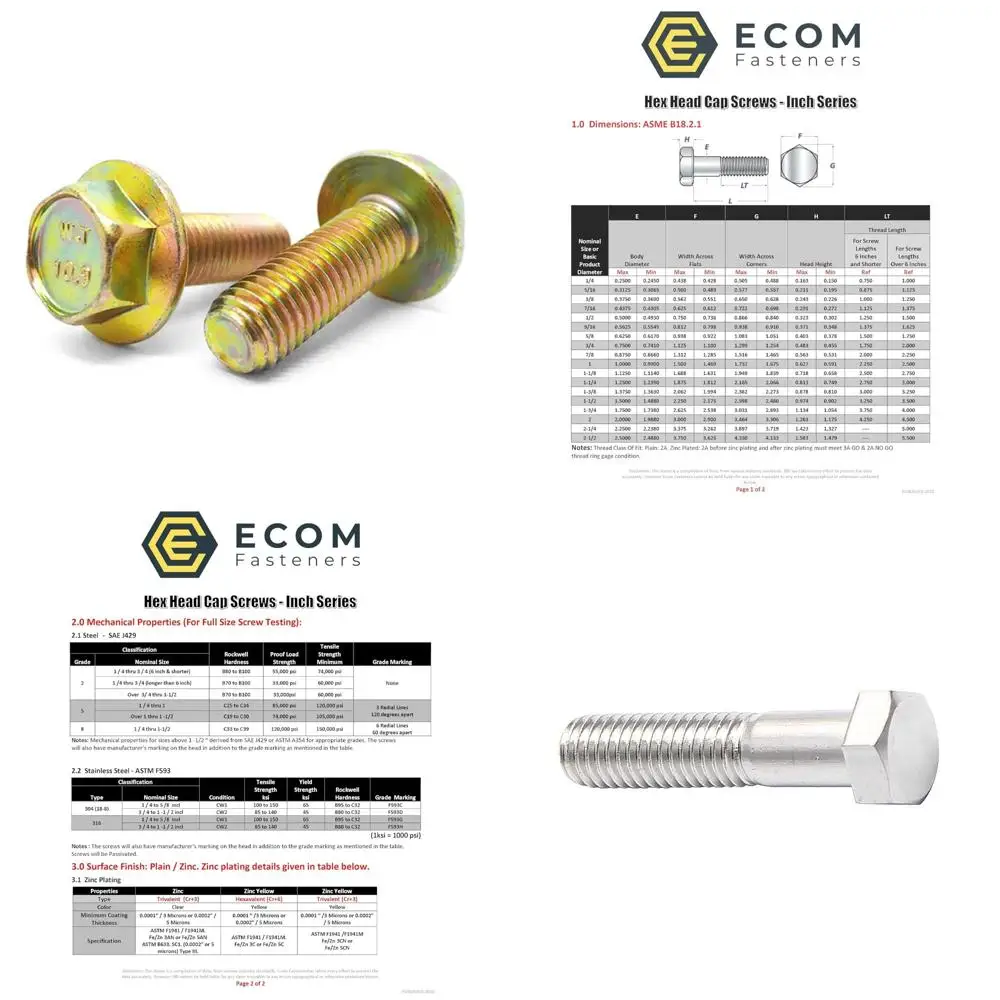 

Болты с шестигранной головкой M6-1,0x10, класс 10,9, UNC, крепежные детали с грубой резьбой и цинковым желтым покрытием, полная резьба для тяжелого использования