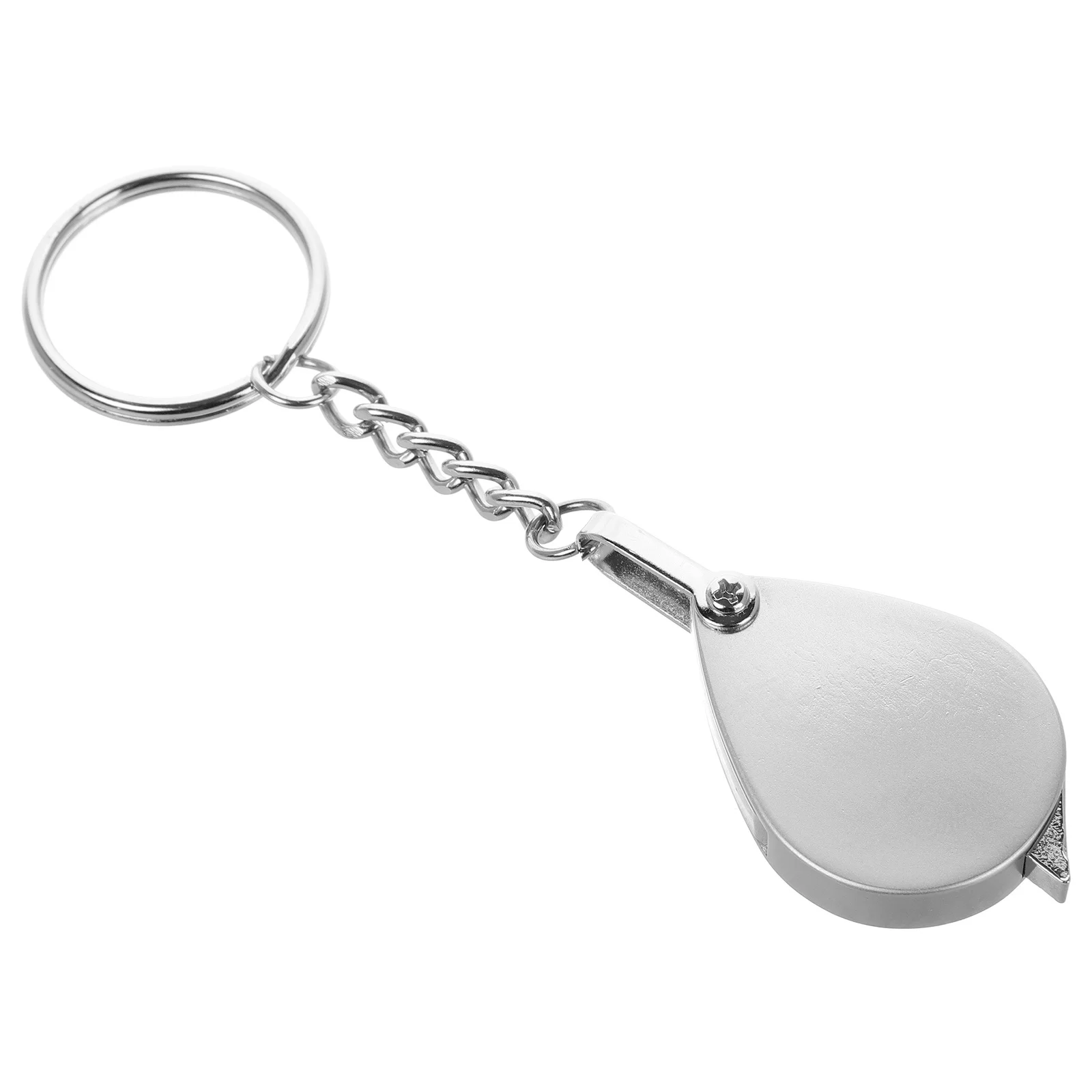 

Pocket Folding Magnifying Glass Mini Compact Glass Lens Keychain Clear Read Magnifier Jewelry Inspection Appreciation