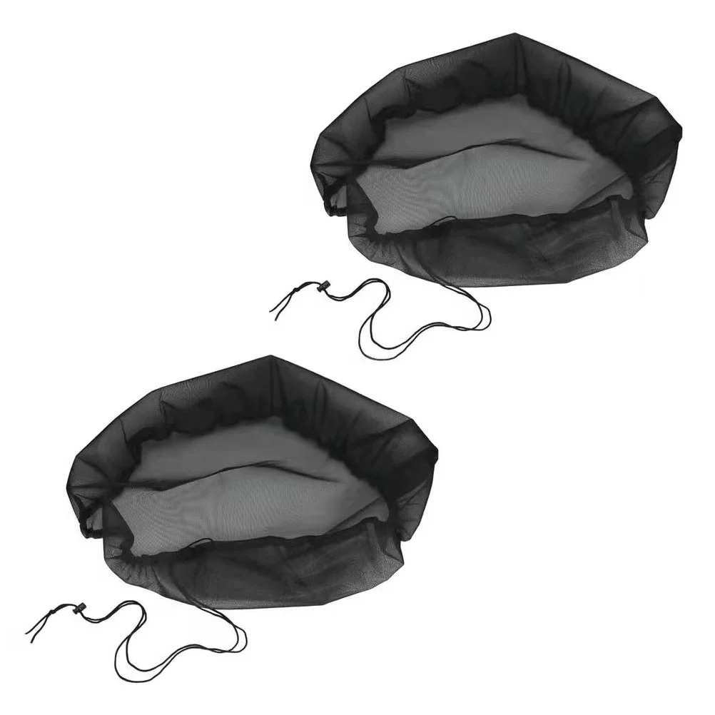 

2 Pcs Rain Barrel Grill Supplies Cover Outdoor Net Mesh Covers for Buckets Water Tank Protector Filter Lid