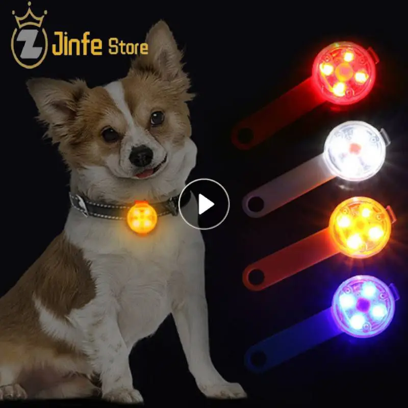 IPX7 Waterproof LED Pet Dog Cat Collar Pendant Night Safety Luminous Light Flashing Pendant With Light For Dog Cat Accessories