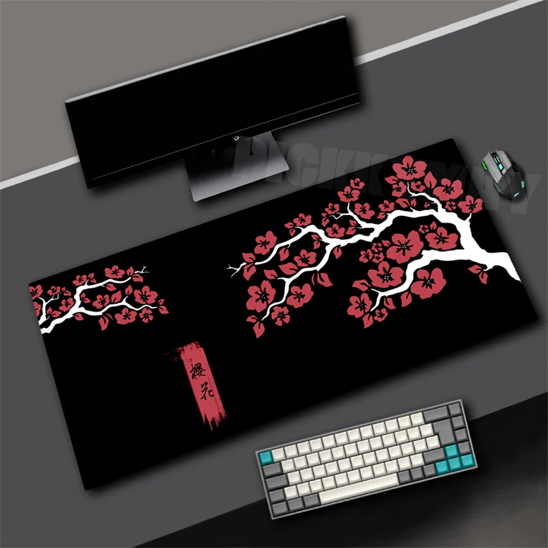 Gaming Mouse Pads Sakura Neutral Table Mats Computer Mousepad Company Big Desk Pad 100x50cm Large Gamer Mousepads Mouse Mat