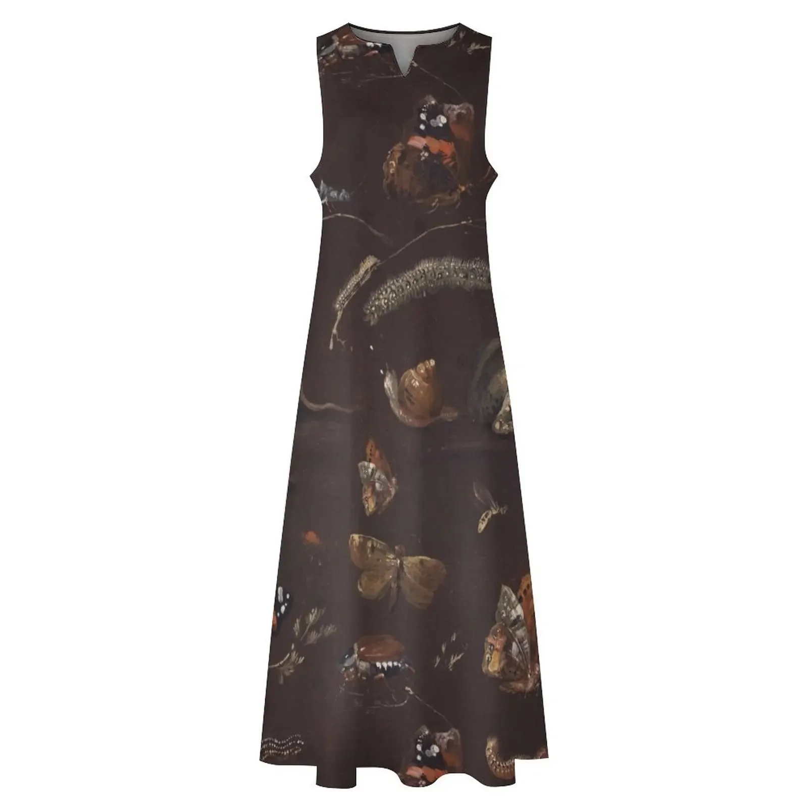 الحشرات - يوهان ديتريش فندورف - دراسة مختلف الحيوانات الصغيرة والحشرات فستان طويل فستان سهرة نسائي فاخر