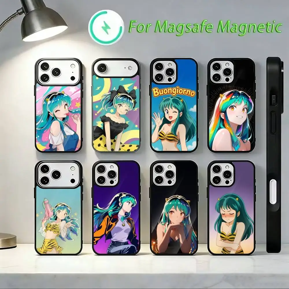 

LUM Anime T-Urusei Y-Yatsura Phone Case For iPhone17,16,15,14,13 Plus,Pro Max Magnetic For Magsafe Wireless Charging