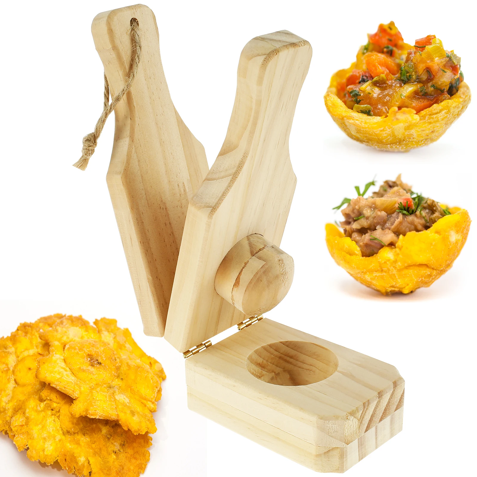 Presse à planètes Tostonera en bois avec poignée, presse à planètes réutilisable, presse à planètes Portable facile