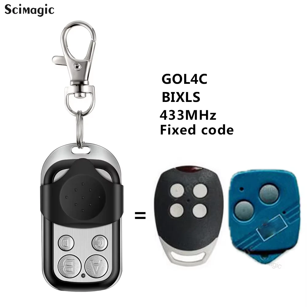 Fernbedienung 433 MHz Gol4C BIXLS Duplikator Handtransmitter 433,92 MHz Festcode-Befehl Garagentoröffner