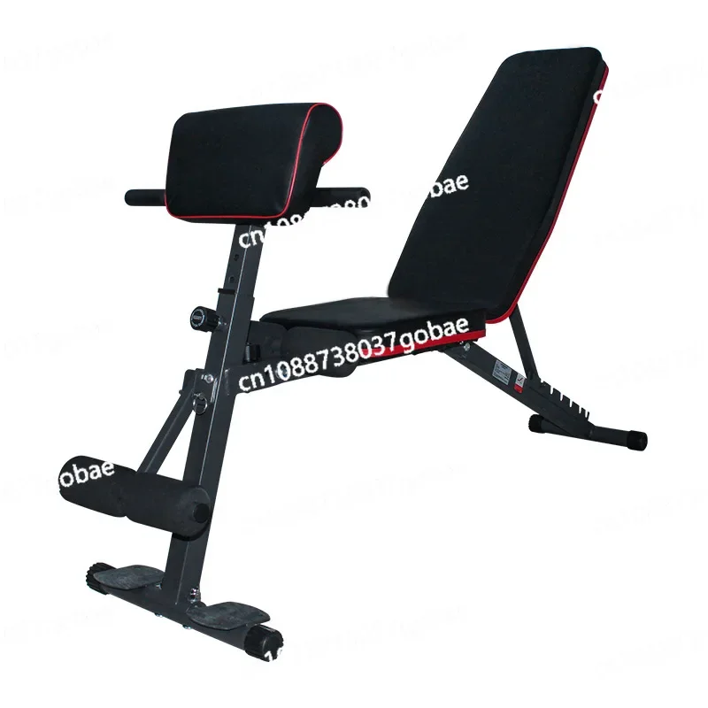 Multifunctional adjustable folding dumbbell stool, home sports and fitness equipment can be customized