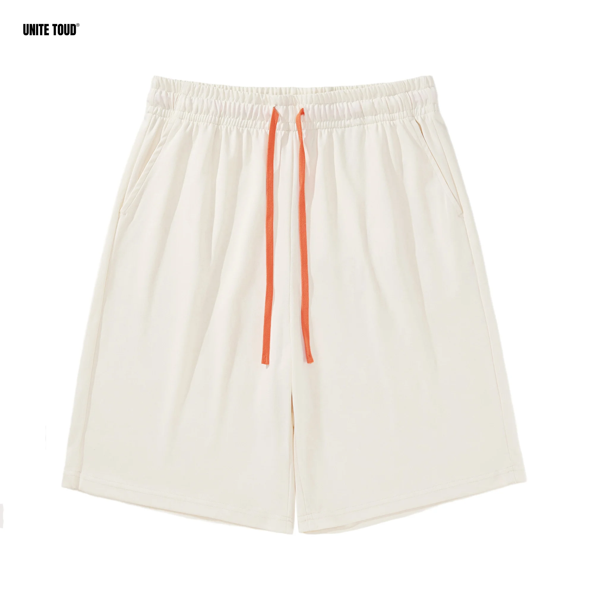 

UNITE TOUD Men's Sports Shorts 245GSM Quick Dry Elastic Waist Loose Breathable Summer Daily Oversized Casual Wear