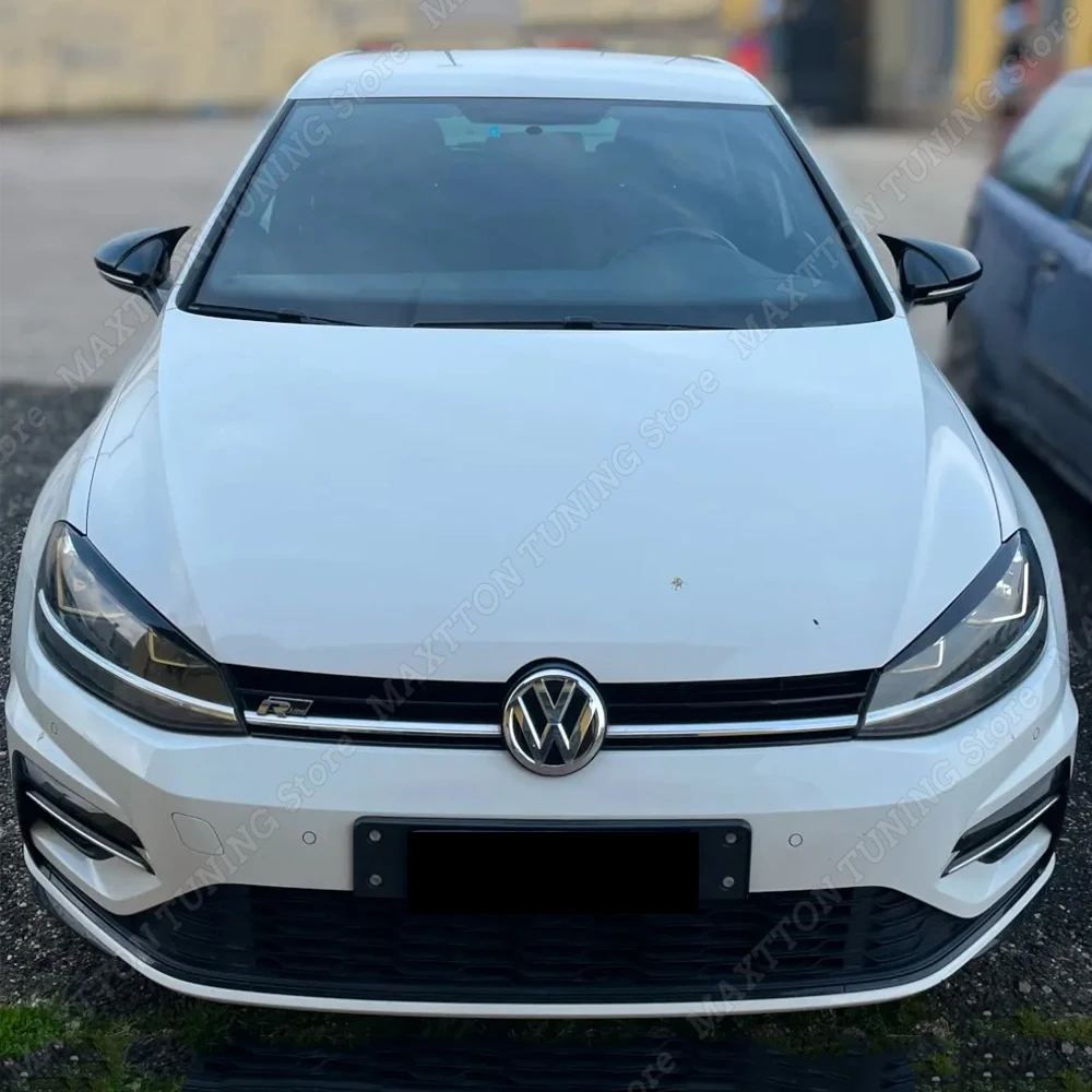 2 Stück M4 Spiegelkappen für VW Golf 7 7.5 MK7 7.5 Facelift TSI TDI GTI R GTD Basis 2013–2020 Rückspiegelabdeckung Fall GlossTuning – Detail 4
